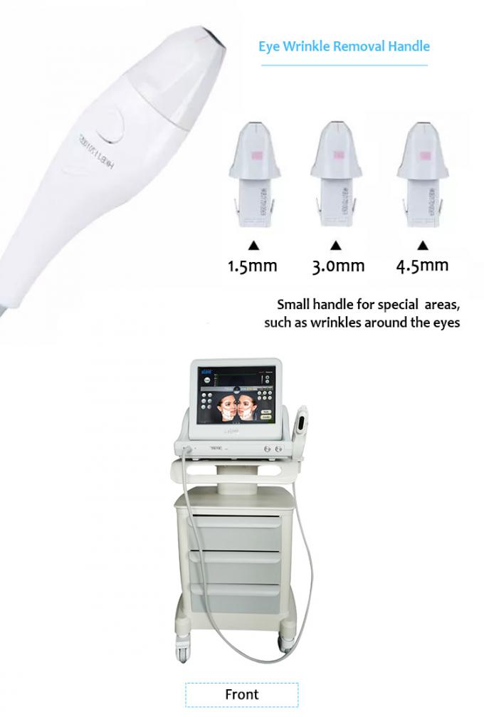 Levage de visage non chirurgical de machine d'ultrason de HIFU et serrer la machine de centre de beauté de peau avec 9 têtes pour les propriétaires 1 de beauté