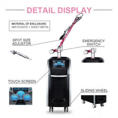 retrait de tatouage de dispositif de laser de picoseconde de 600mj 532nm 1060nm